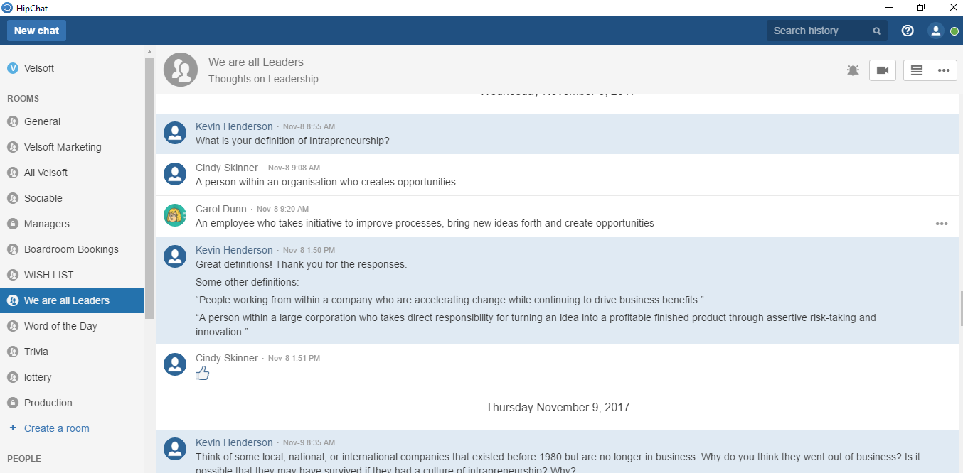 hipchat microlearning