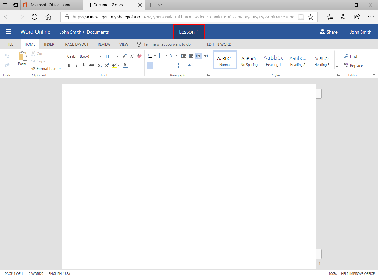 online microsoft word 2010