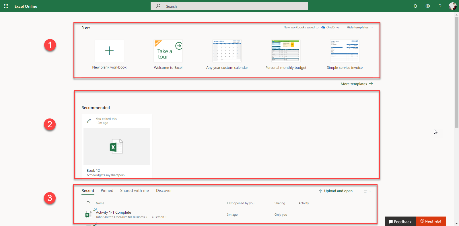 Excel 365 Online