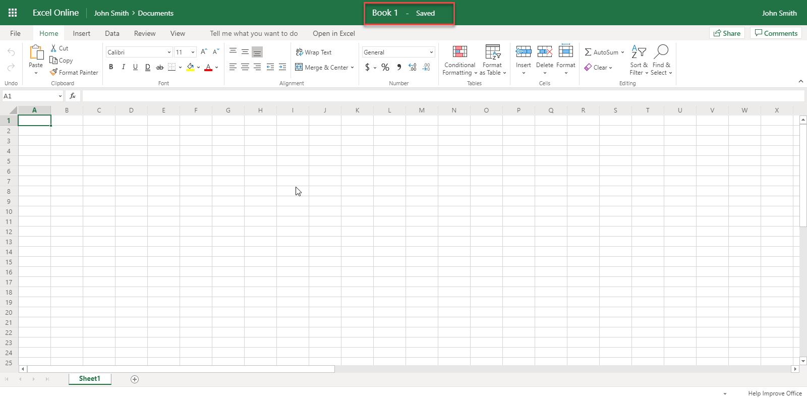 Excel 365 Online