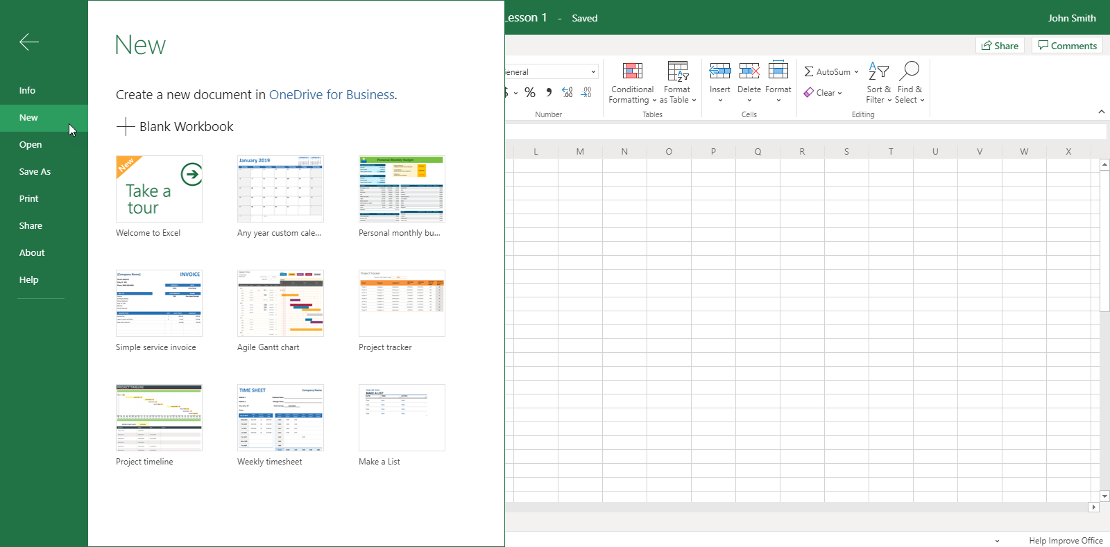 Excel 365 Online