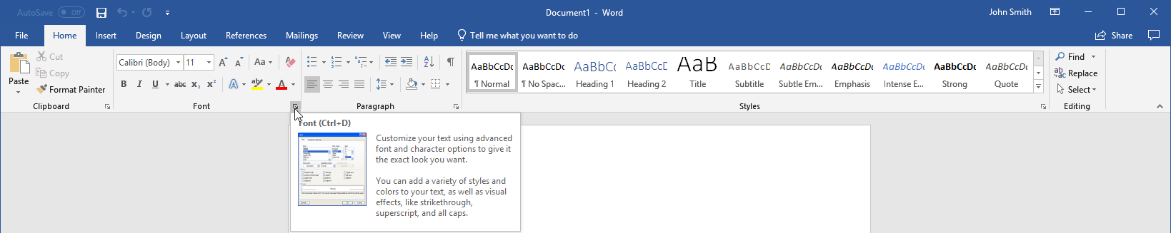 getting started with word 10