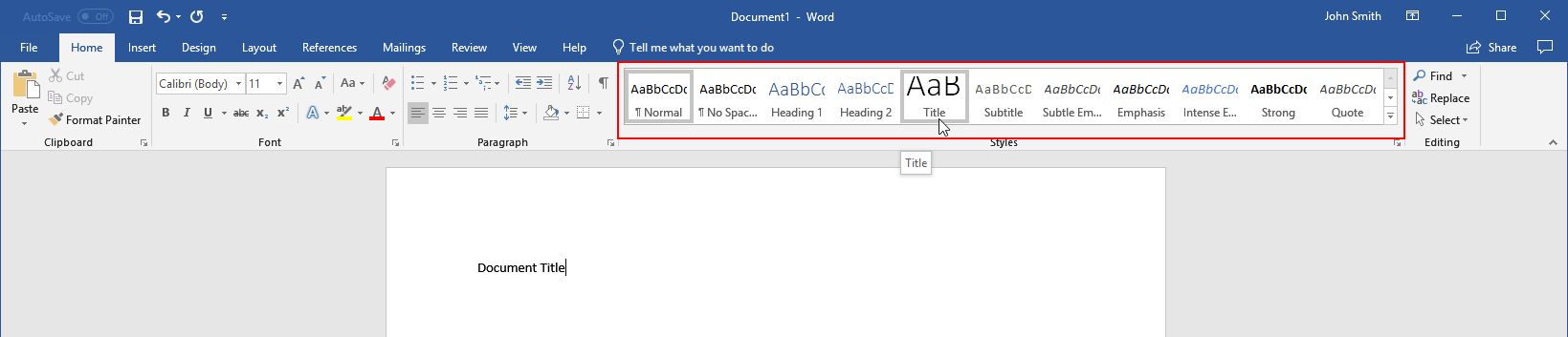 getting started with word 15