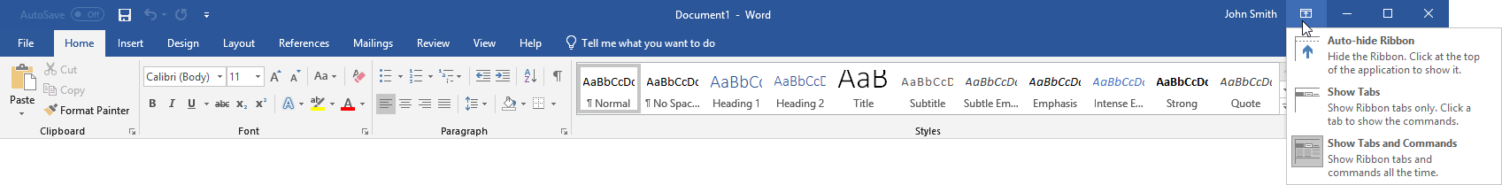 getting started with word 7